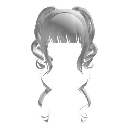 Doll Wavy Twintails - White Roblox item