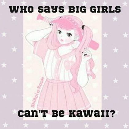 Kawaii Big girls Roblox decal