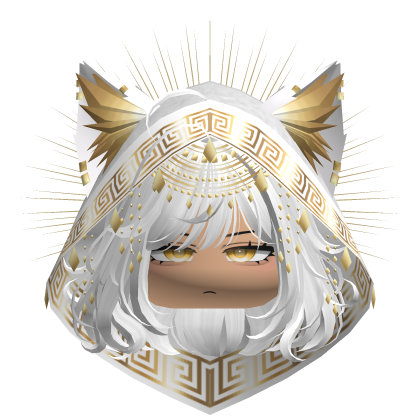Egyptian Bob w/ Divine Gold White Hood