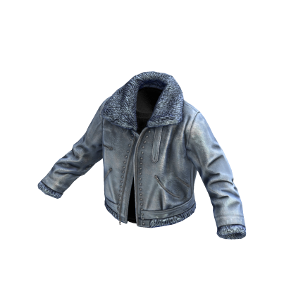Light Blue Vintage Bomber Jacket