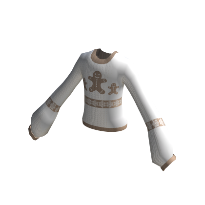 White Oversized Christmas Sweater thumbnail