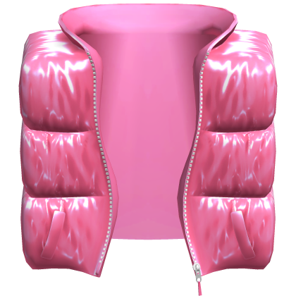 Puffer Vest Jacket Shiny Pink [1.0] thumbnail