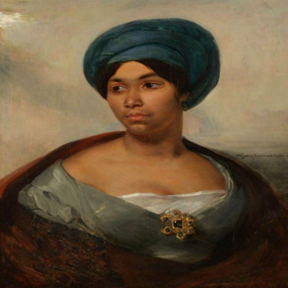 Oil painting of a woman Roblox decal
