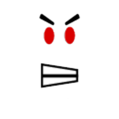 "AAAAUUUGGGGH" Evil Face Roblox decal