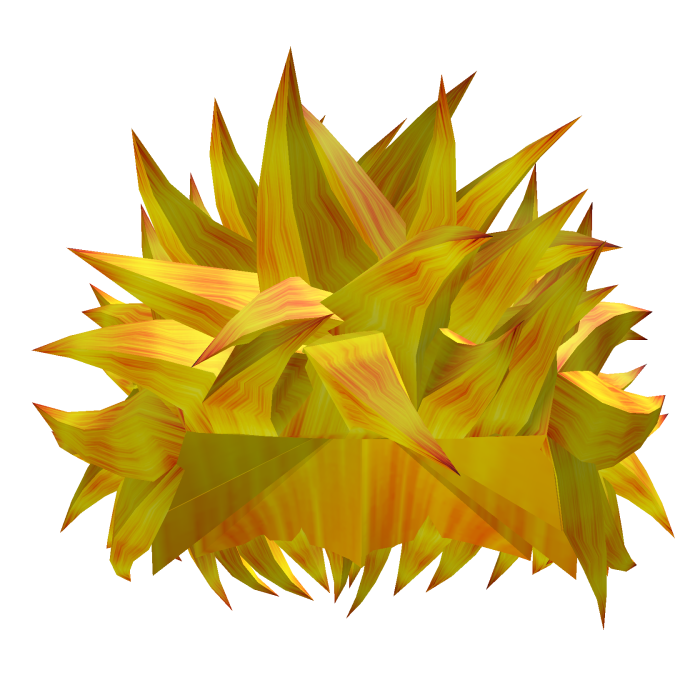 Messy bedhead boy hair [Yellow]