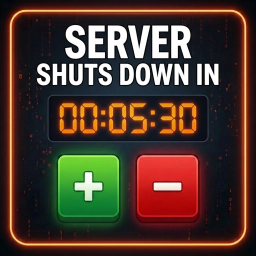 Server Shuts Down In...