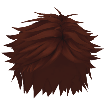 Messy Brown Stylized Anime Hair Roblox item