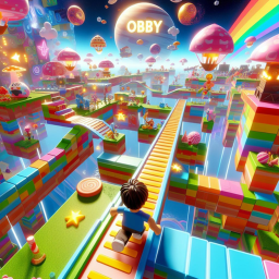 ⭐Obby Run 50 Stages!⭐
