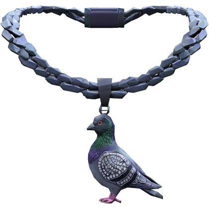 Iced Out Pigeon Dove Chain 1.0