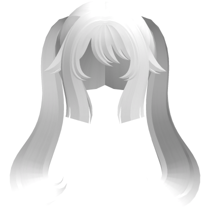 white hu tao cute anime moe pigtails