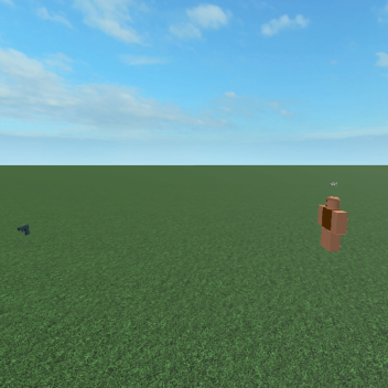 총을 원하지만 가지고 갈 수 없는 NPC입니다.