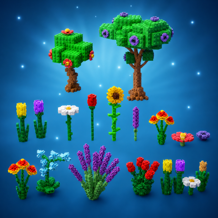 Exotic Flower and Tree pack preview 2