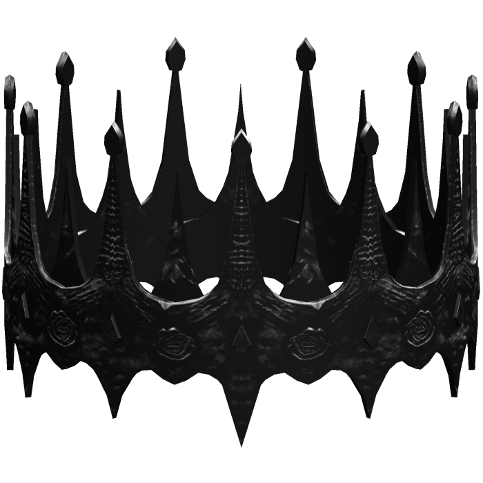Black Ancient Medieval Crown