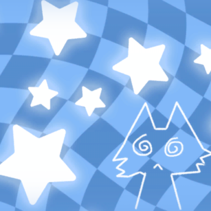 Blue Stars Cat