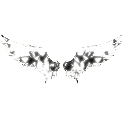 Animated Glowing Angel Wings - Emissive White Roblox item