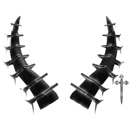 Emissive Glowing Pierced Goth Horns Roblox item