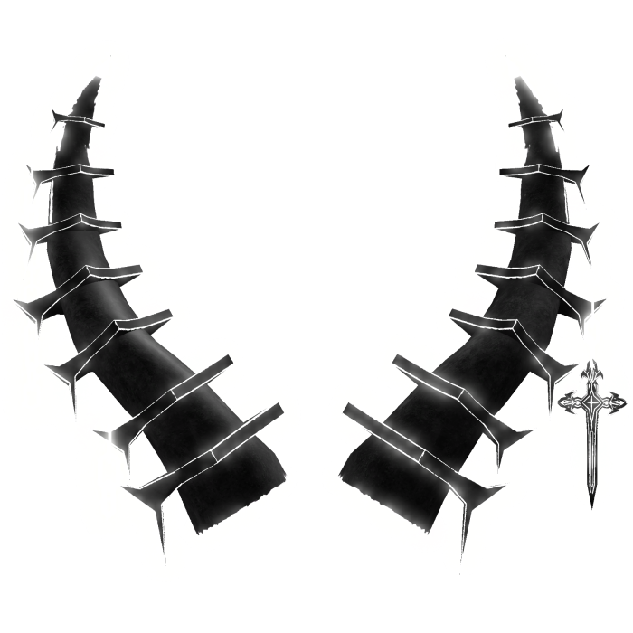 Emissive Glowing Pierced Goth Horns