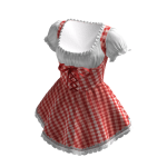 🍀Kawaii Lace Dress (Red)
