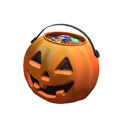 Holdable Orange Pumpkin Pail