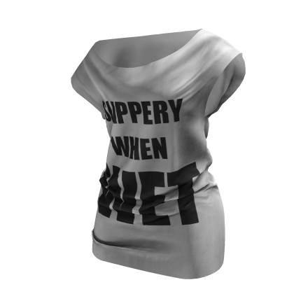 Off-Shoulder Drape Dress (Wet)