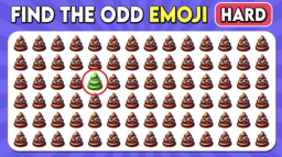 💩 Znajdź ODD Emoji Quiz