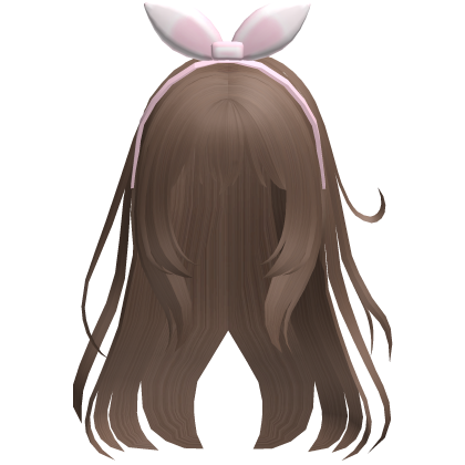 milktea wispy loose angelic hair w bow