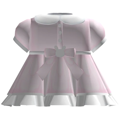 ♡ cute baby bunny collar doll dress in pink | Roblox Item - Rolimon's