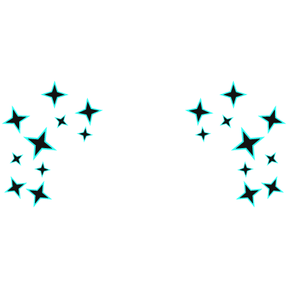 Cartoony Cyan Diamond Aura Roblox item