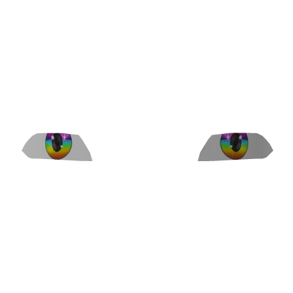 Rainbow Anime Eyes (for man face) Roblox item