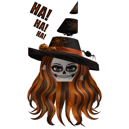 Halloween girl hair Roblox item