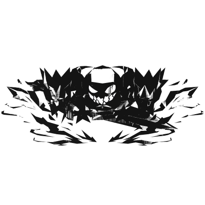 Cartoony black&white Glitched Combo