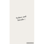 Sydney’s Friends :)