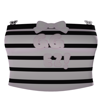 ggezpinktopblackstripesblackstraps