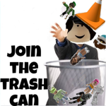 trash can.
