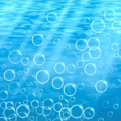 Cute Blue Ocean Water Bubbles Roblox item render