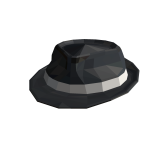 Shiny Black Fedora