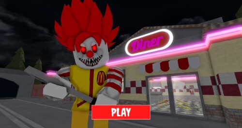 ESCAPE RONALD'S DINER (SCARY OBBY!)