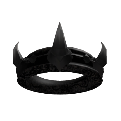 black gem emo goth crown Roblox item
