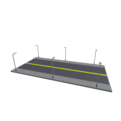 Road with street lights.