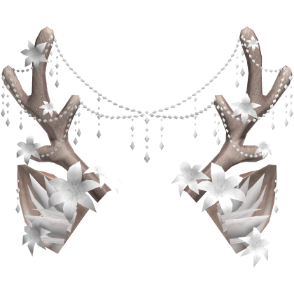 Ethereal Christmas Fairy Fawn Antlers w/ Jewels