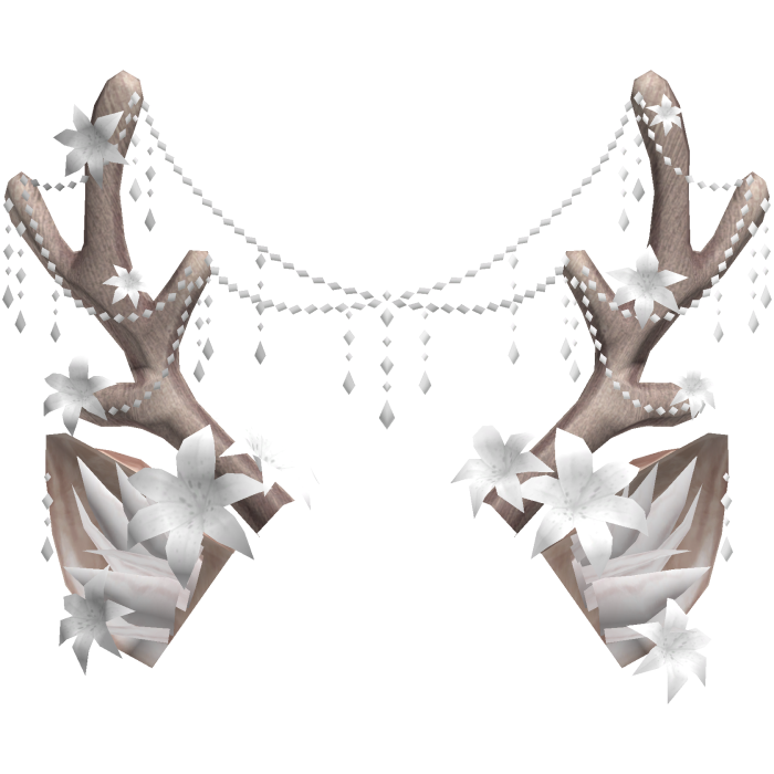 Ethereal Christmas Fairy Fawn Antlers w/ Jewels