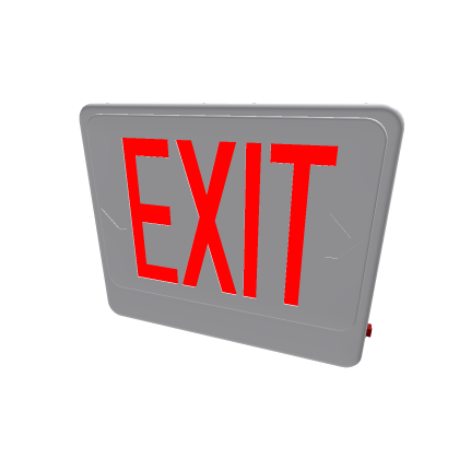 High Capacity Exit Sign