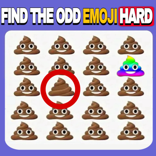💩 Find The ODD Emoji Quiz official Roblox game thumbnail