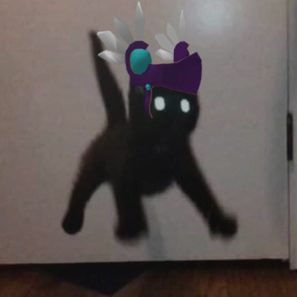 Roblox Item violet valk cat (profile picture)