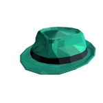 Shiny Teal Fedora