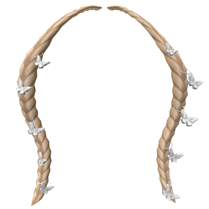 Blonde Butterfly Braids Roblox item