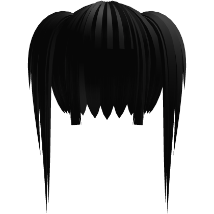 ☾ ⭑ Spectral Gothic Pigtails || Black