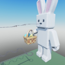 Cart Ride into EASTER BUNNY!