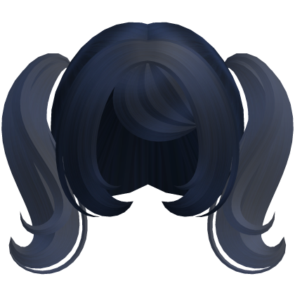 Cute Dolly Curly Pigtails (Blue)