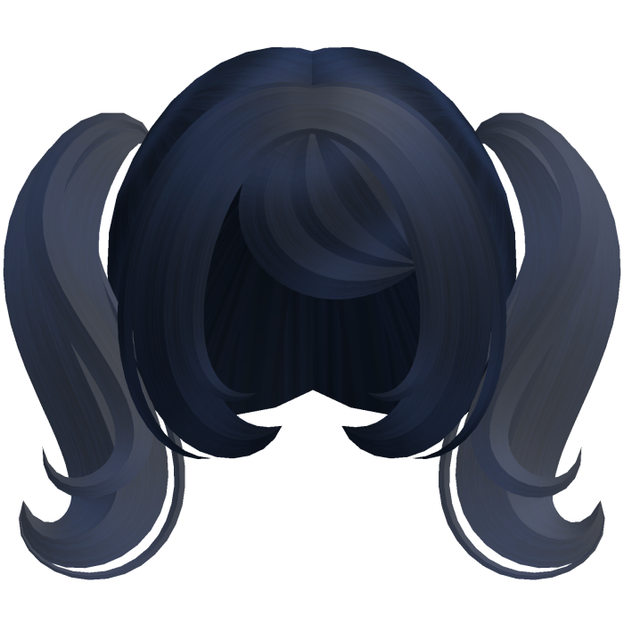 Cute Dolly Curly Pigtails (Blue)